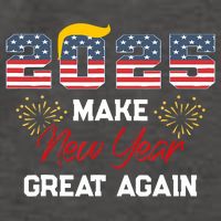 Trump Make New Year Great Again Happy New Years Eve Day 2025 Vector Backpack