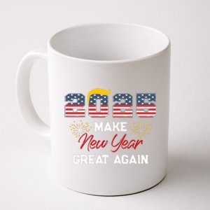 Trump Make New Year Great Again Happy New Years Eve Day 2025 Coffee Mug