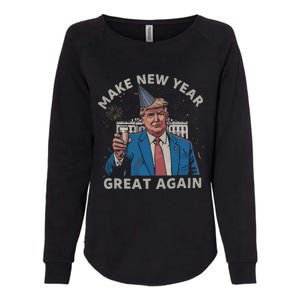 Trump Make New Year Great Again Happy New Years Eve Day 2025 Womens California Wash Sweatshirt