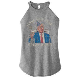 Trump Make New Year Great Again Happy New Years Eve Day 2025 Women's Perfect Tri Rocker Tank