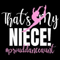 Thats My Niece Dance Aunt Of A Dancer Dancing Auntie Long Sleeve Shirt