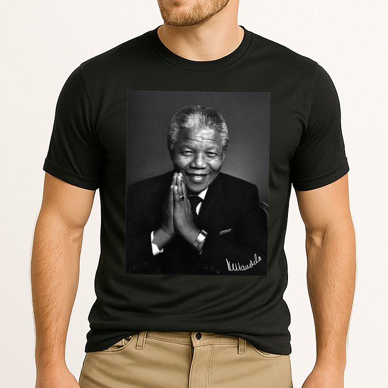 Tata Madiba Nelson Mandela Signature Collection Cooling Performance Crew T-Shirt