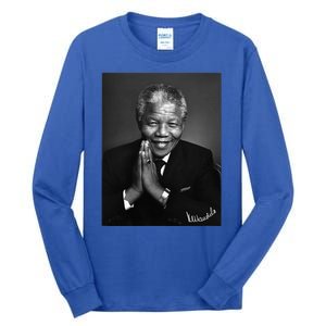 Tata Madiba Nelson Mandela Signature Collection Tall Long Sleeve T-Shirt