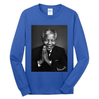Tata Madiba Nelson Mandela Signature Collection Tall Long Sleeve T-Shirt