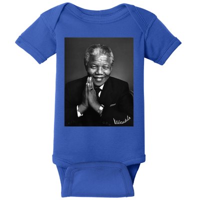 Tata Madiba Nelson Mandela Signature Collection Baby Bodysuit