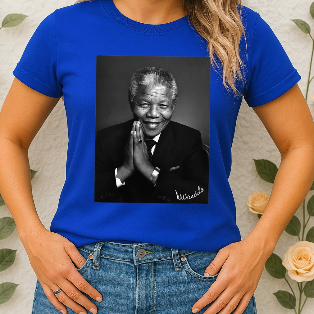 Tata Madiba Nelson Mandela Signature Collection Womens T-Shirt