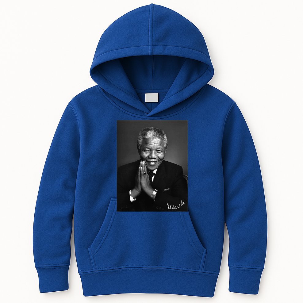 Tata Madiba Nelson Mandela Signature Collection Kids Hoodie