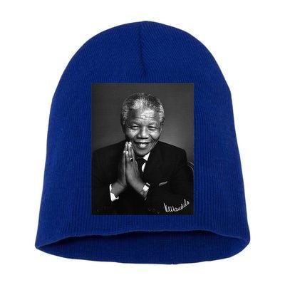 Tata Madiba Nelson Mandela Signature Collection Short Acrylic Beanie
