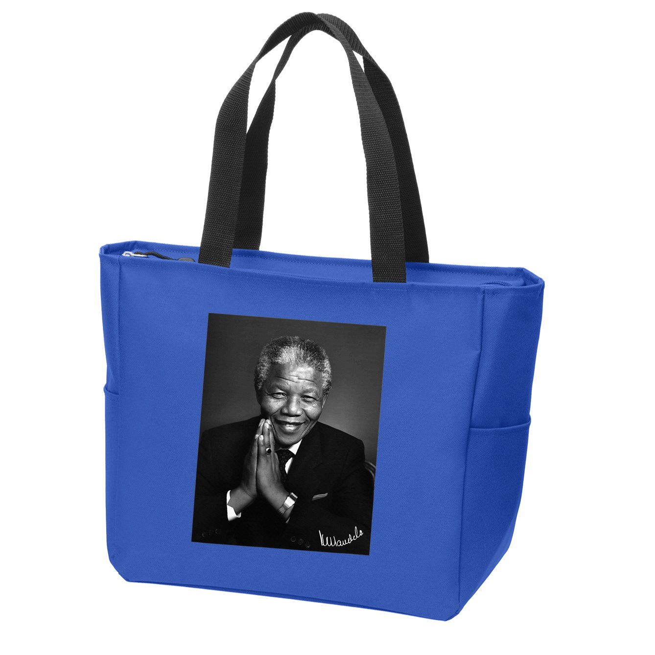 Tata Madiba Nelson Mandela Signature Collection Zip Tote Bag