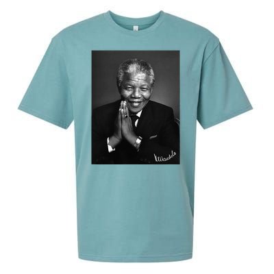 Tata Madiba Nelson Mandela Signature Collection Sueded Cloud Jersey T-Shirt