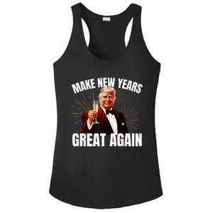 Trump Make New Year Great Again Happy New Years Eve Day 2025 Ladies PosiCharge Competitor Racerback Tank