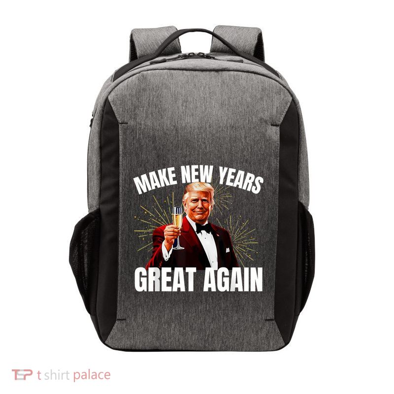 Trump Make New Year Great Again Happy New Years Eve Day 2025 Vector Backpack