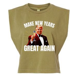 Trump Make New Year Great Again Happy New Years Eve Day 2025 Garment-Dyed Women's Muscle Tee