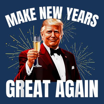Trump Make New Year Great Again Happy New Years Eve Day 2025 T-Shirt