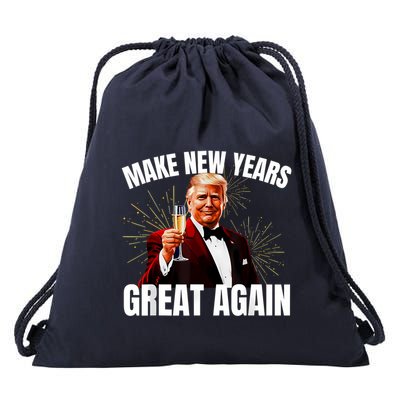 Trump Make New Year Great Again Happy New Years Eve Day 2025 Drawstring Bag