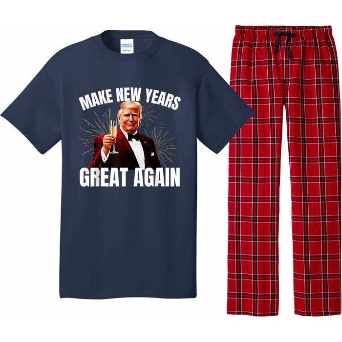 Trump Make New Year Great Again Happy New Years Eve Day 2025 Pajama Set