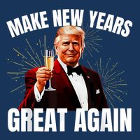Trump Make New Year Great Again Happy New Years Eve Day 2025 Sustainable Beanie
