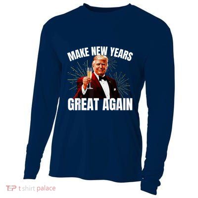 Trump Make New Year Great Again Happy New Years Eve Day 2025 Cooling Performance Long Sleeve Crew