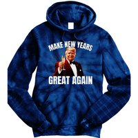 Trump Make New Year Great Again Happy New Years Eve Day 2025 Tie Dye Hoodie