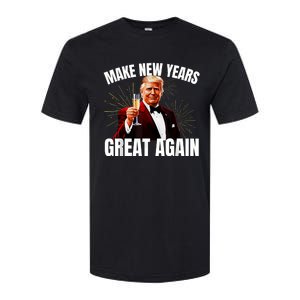 Trump Make New Year Great Again Happy New Years Eve Day 2025 Softstyle CVC T-Shirt