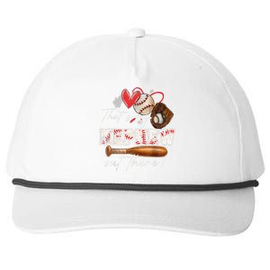 That's My Nephew Out There Baseball Aunt Auntie Mothers Day Snapback Five-Panel Rope Hat