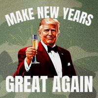 Trump Make New Year Great Again Happy New Years Eve Day 2025 Legacy Tie Dye Trucker Hat