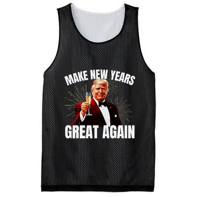 Trump Make New Year Great Again Happy New Years Eve Day 2025 Mesh Reversible Basketball Jersey Tank