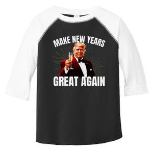 Trump Make New Year Great Again Happy New Years Eve Day 2025 Toddler Fine Jersey T-Shirt