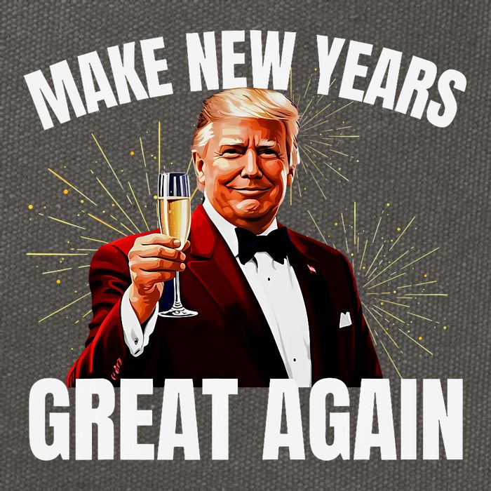 Trump Make New Year Great Again Happy New Years Eve Day 2025 Cotton Canvas Backpack