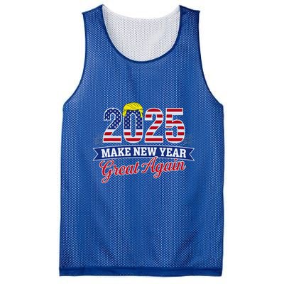 Trump Make New Year Great Again Happy New Years Eve Day 2025 Mesh Reversible Basketball Jersey Tank