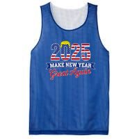 Trump Make New Year Great Again Happy New Years Eve Day 2025 Mesh Reversible Basketball Jersey Tank