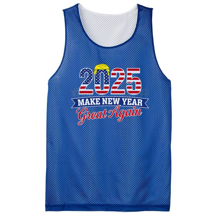 Trump Make New Year Great Again Happy New Years Eve Day 2025 Mesh Reversible Basketball Jersey Tank