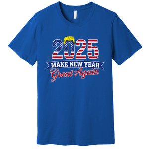 Trump Make New Year Great Again Happy New Years Eve Day 2025 Premium T-Shirt