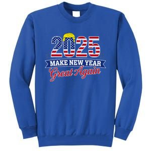 Trump Make New Year Great Again Happy New Years Eve Day 2025 Tall Sweatshirt