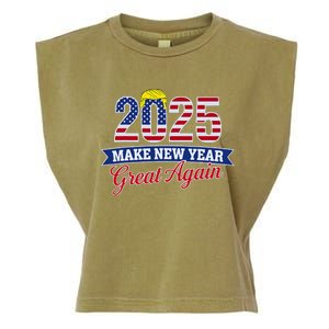 Trump Make New Year Great Again Happy New Years Eve Day 2025 Garment-Dyed Women's Muscle Tee