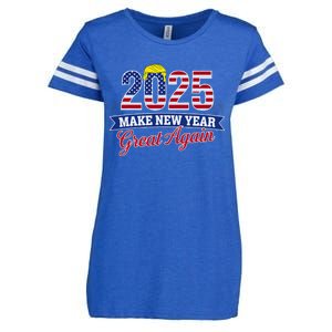 Trump Make New Year Great Again Happy New Years Eve Day 2025 Enza Ladies Jersey Football T-Shirt