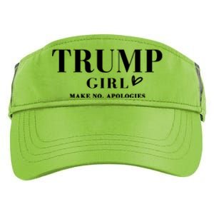 Trump Make No Apologies Trump Election 2024 Gift Adult Drive Performance Visor