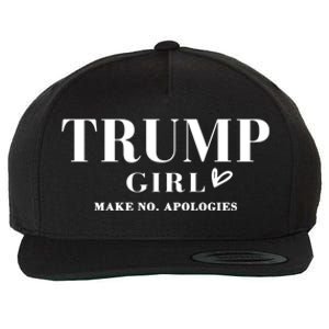 Trump Make No Apologies Trump Election 2024 Gift Wool Snapback Cap