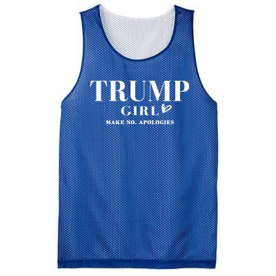 Trump Make No Apologies Trump Election 2024 Gift Mesh Reversible Basketball Jersey Tank