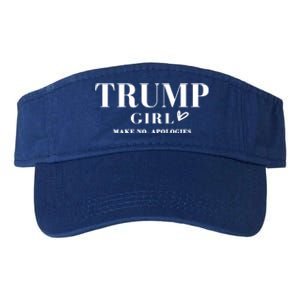 Trump Make No Apologies Trump Election 2024 Gift Valucap Bio-Washed Visor