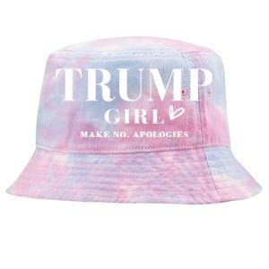 Trump Make No Apologies Trump Election 2024 Gift Tie-Dyed Bucket Hat