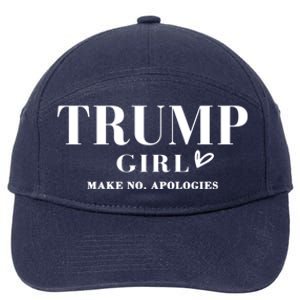 Trump Make No Apologies Trump Election 2024 Gift 7-Panel Snapback Hat