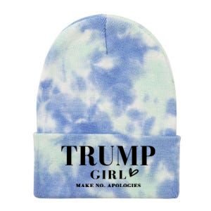 Trump Make No Apologies Trump Election 2024 Gift Tie Dye 12in Knit Beanie