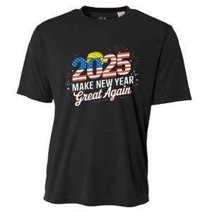 Trump Make New Year Great Again Happy New Years Eve Day 2025 Cooling Performance Crew T-Shirt