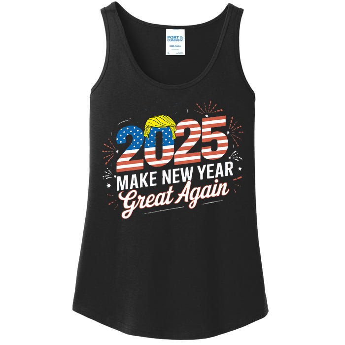 Trump Make New Year Great Again Happy New Years Eve Day 2025 Ladies Essential Tank