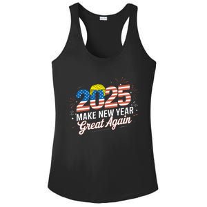 Trump Make New Year Great Again Happy New Years Eve Day 2025 Ladies PosiCharge Competitor Racerback Tank