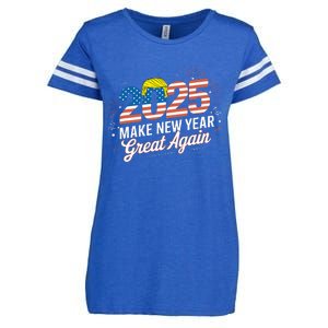 Trump Make New Year Great Again Happy New Years Eve Day 2025 Enza Ladies Jersey Football T-Shirt