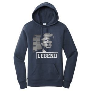 Trump Mugshot Not Guilty Women's Pullover Hoodie