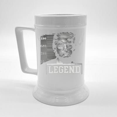 Trump Mugshot Not Guilty Beer Stein