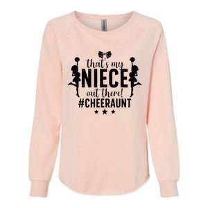 That's My Niece Cheer Aunt Cheerleading Auntie Womens California Wash Sweatshirt